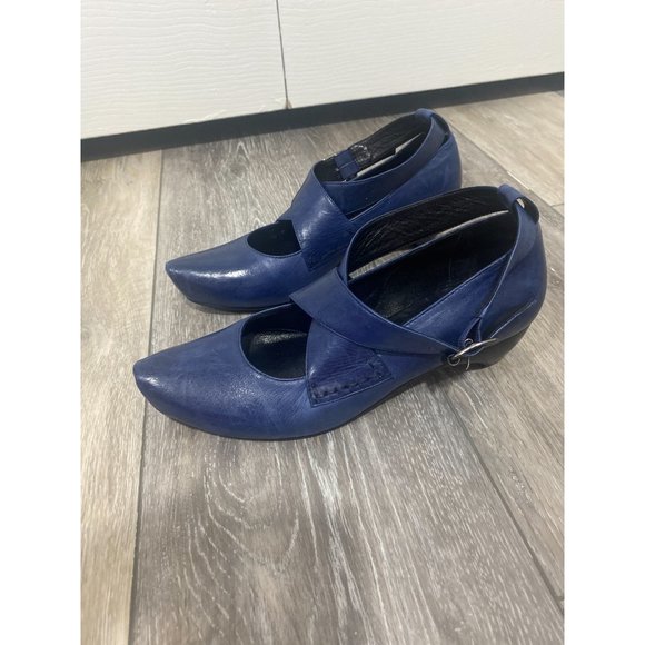 Everybody by BZ Moda Blue Mary Jane Pointed Toe Shoes 36.5 - Picture 8 of 8
